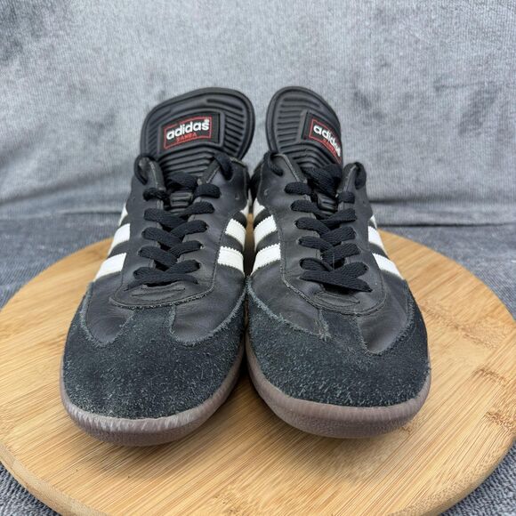 Adidas Samba Shoes Mens Size 8.5 Black White Leather Low Top Sneakers 034563 main image 5